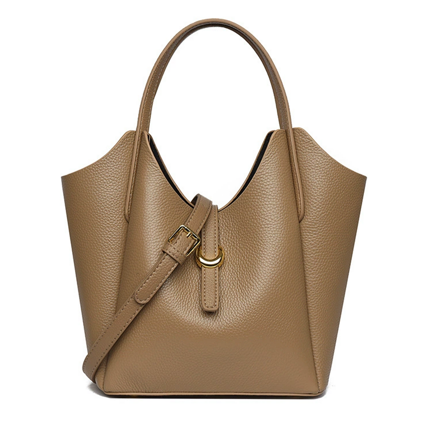 Xpurse Women's High-Capacity Commuter Leather Tote