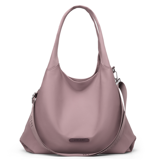 Xpurse Simple Casual Large Shoulder Bag, Nylon Crossbody Bag