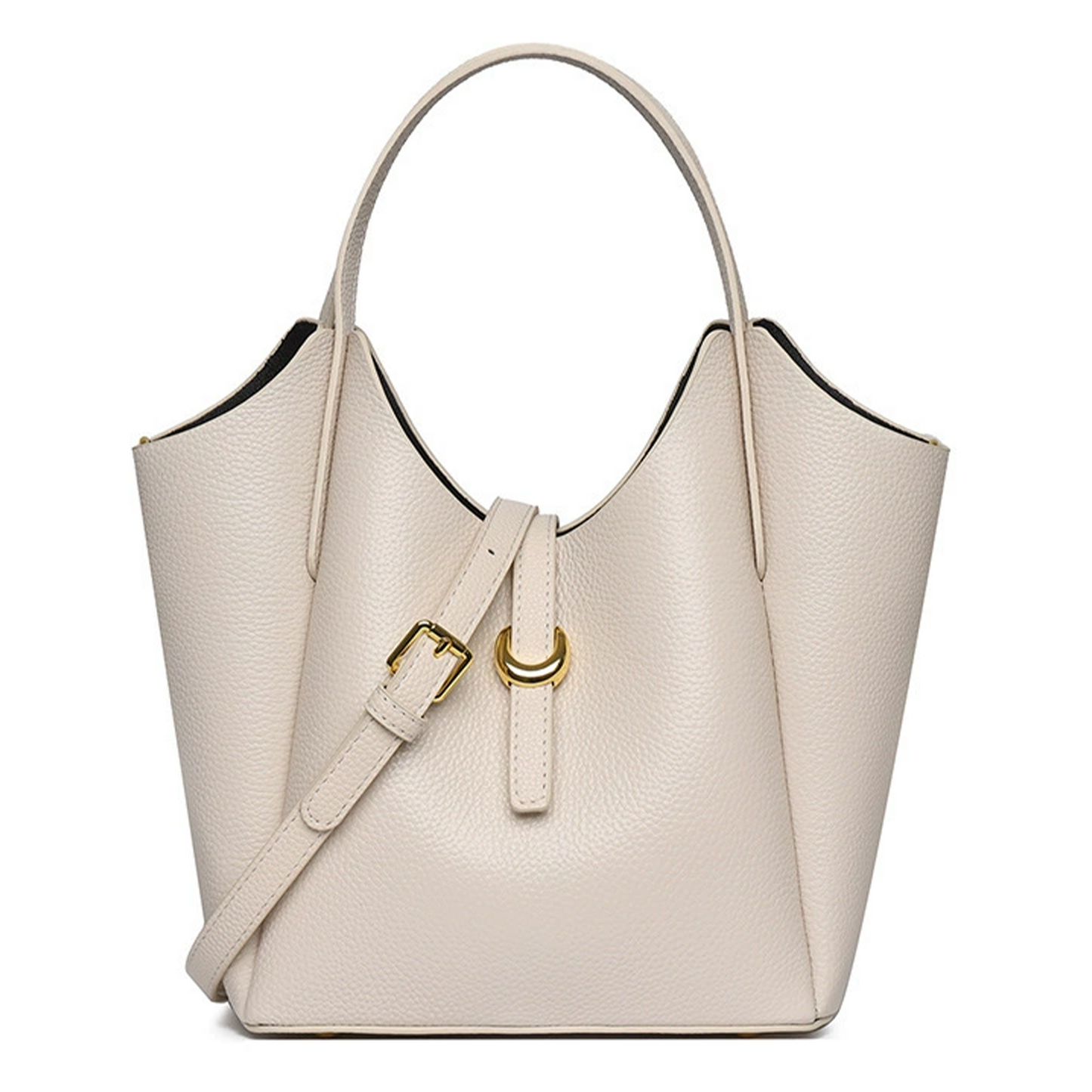 Xpurse Women's High-Capacity Commuter Leather Tote