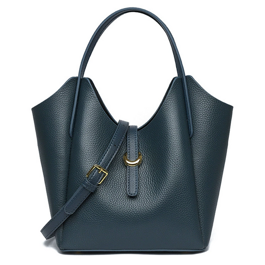 Xpurse Women's High-Capacity Commuter Leather Tote