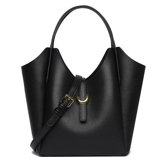 Xpurse Women's High-Capacity Commuter Leather Tote