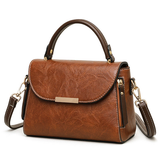 Xpurse Simple Vintage Crossbody Shoulder Bag