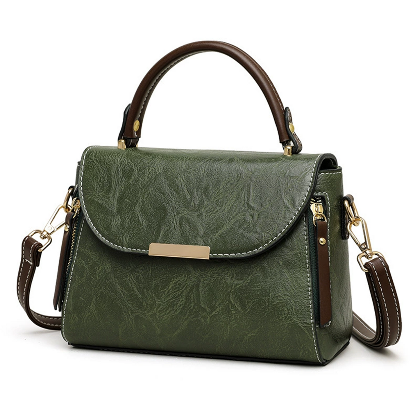 Xpurse Simple Vintage Crossbody Shoulder Bag