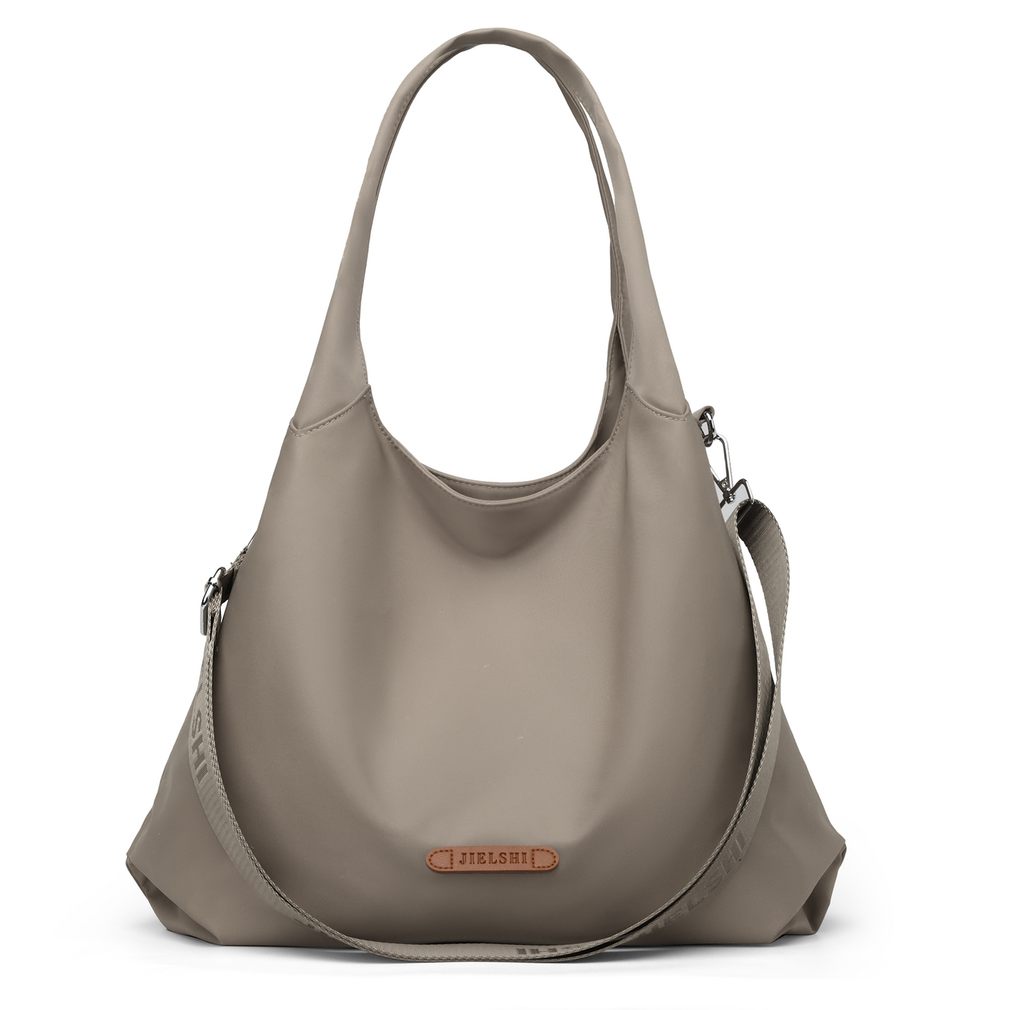 Xpurse Simple Casual Large Shoulder Bag, Nylon Crossbody Bag