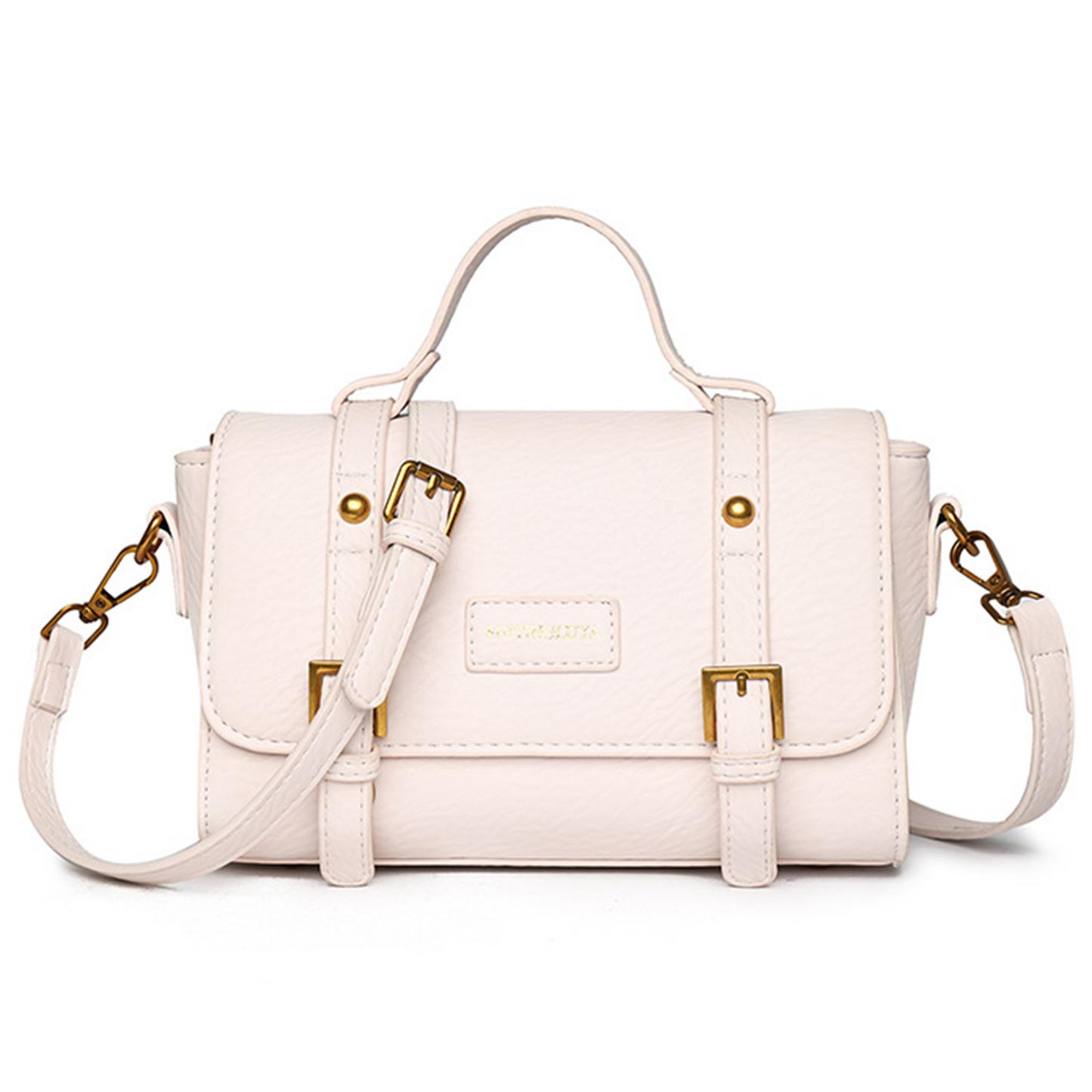 Xpurse  Vintage PU Postman Crossbody Bag