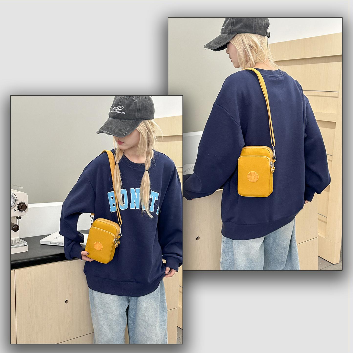 Xpurse  Multi-Layered Mini Crossbody Phone Bag