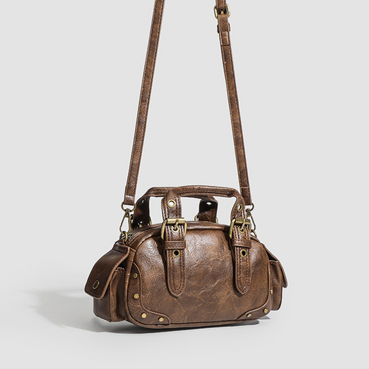 Xpurse Bowling Casual Handbag, Vintage Biker Bag