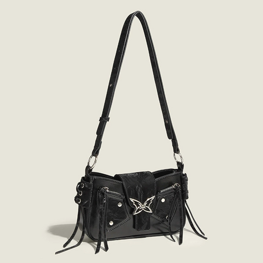 Xpurse One-Shoulder Stylish Butterfly Square Bag