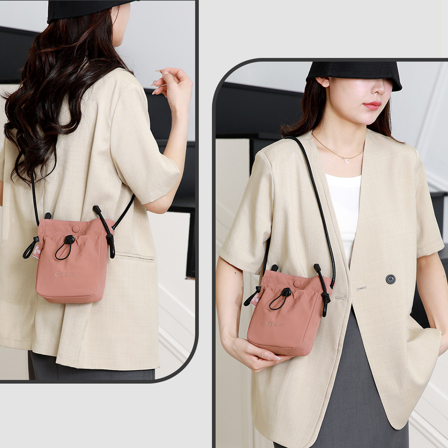 Xpurse Simple Casual Crossbody Mini Phone Bag