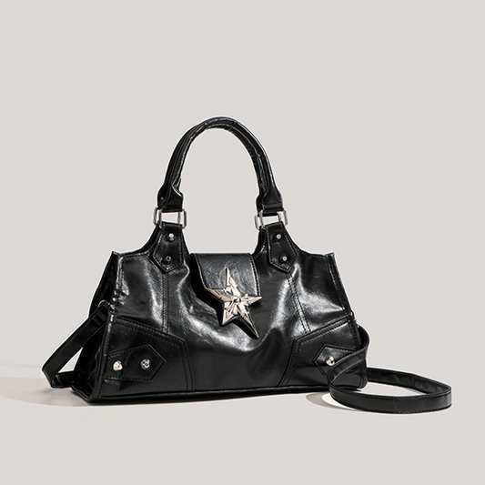 Xpurse Vintage Biker Soft Shoulder Bag