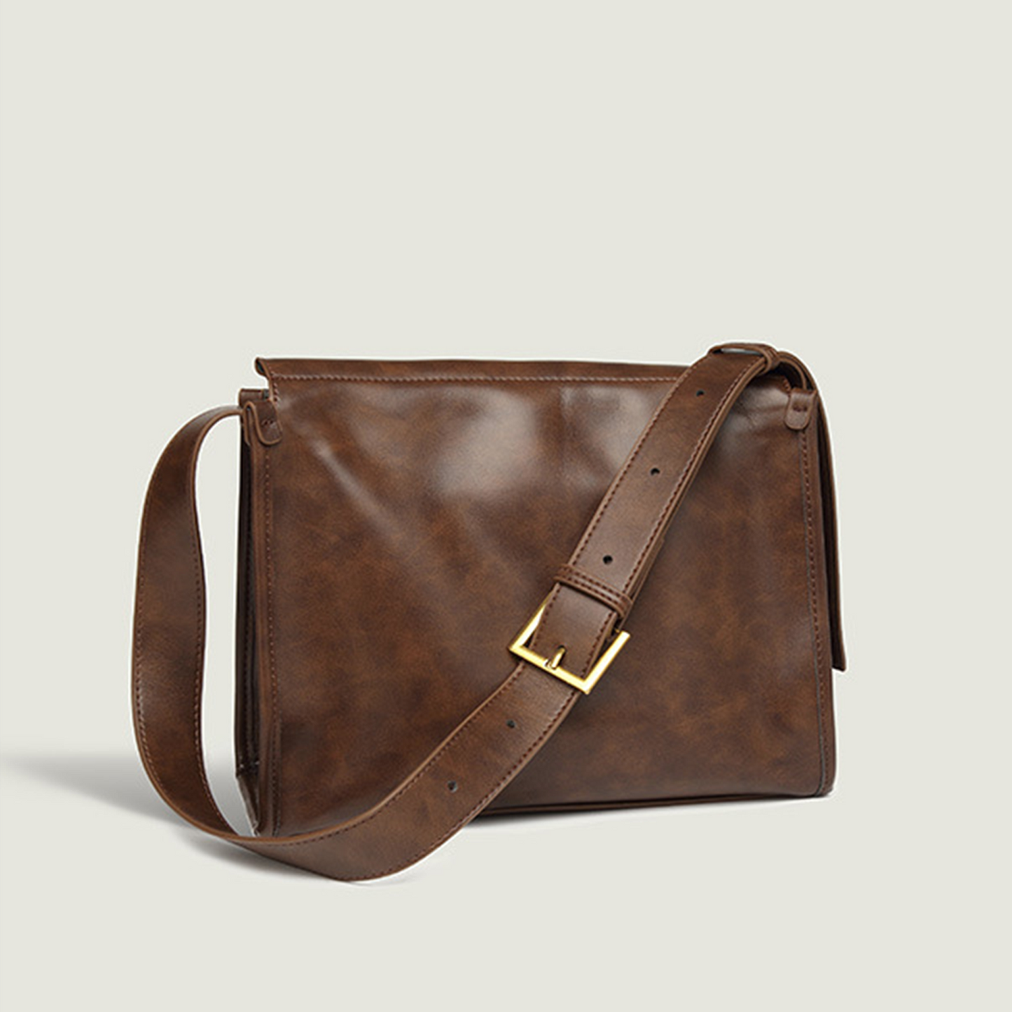 Xpurse Women's Vintage Leather Shoulder Bag