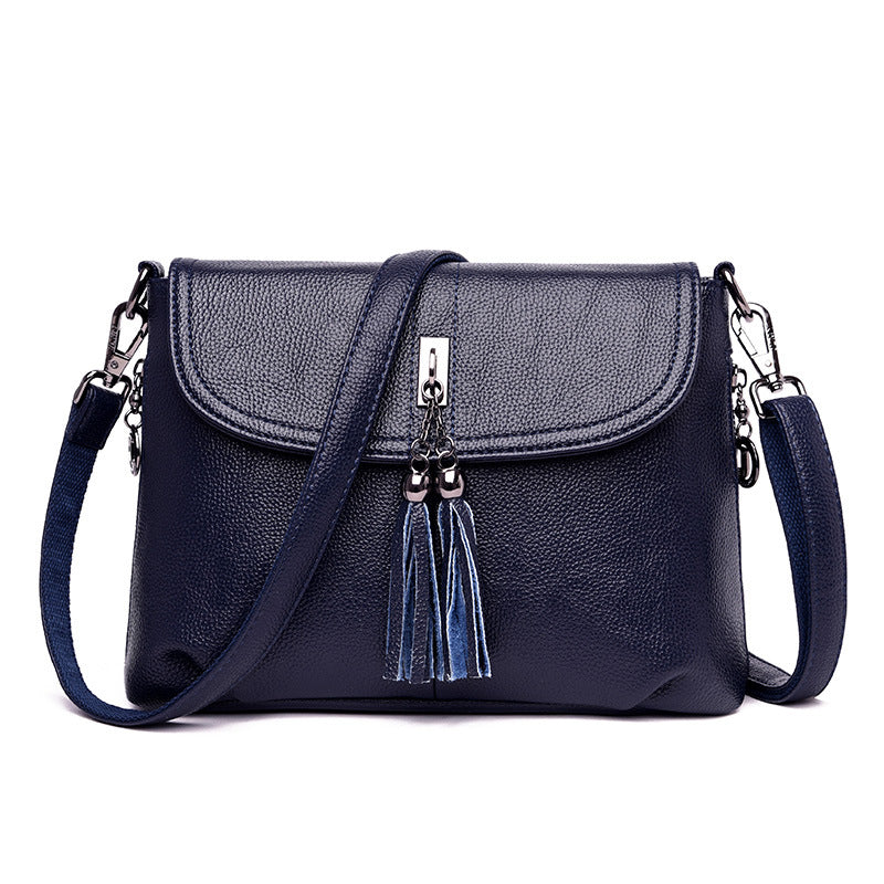 MINTEGRA Crossbody Bag for Women with Tassel Functional Shoulder Purse Saddle Messenger Bag