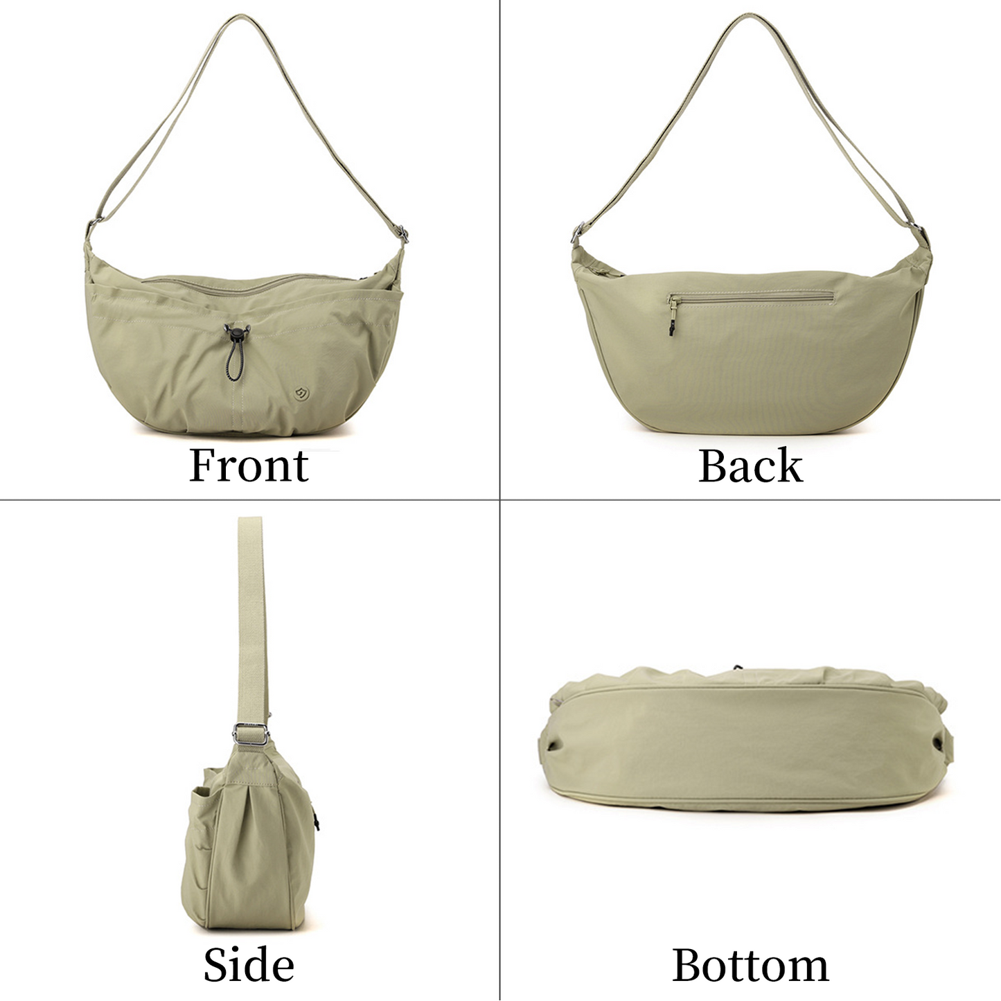 Xpurse Ultra-Light Casual Crescent Shoulder Bag