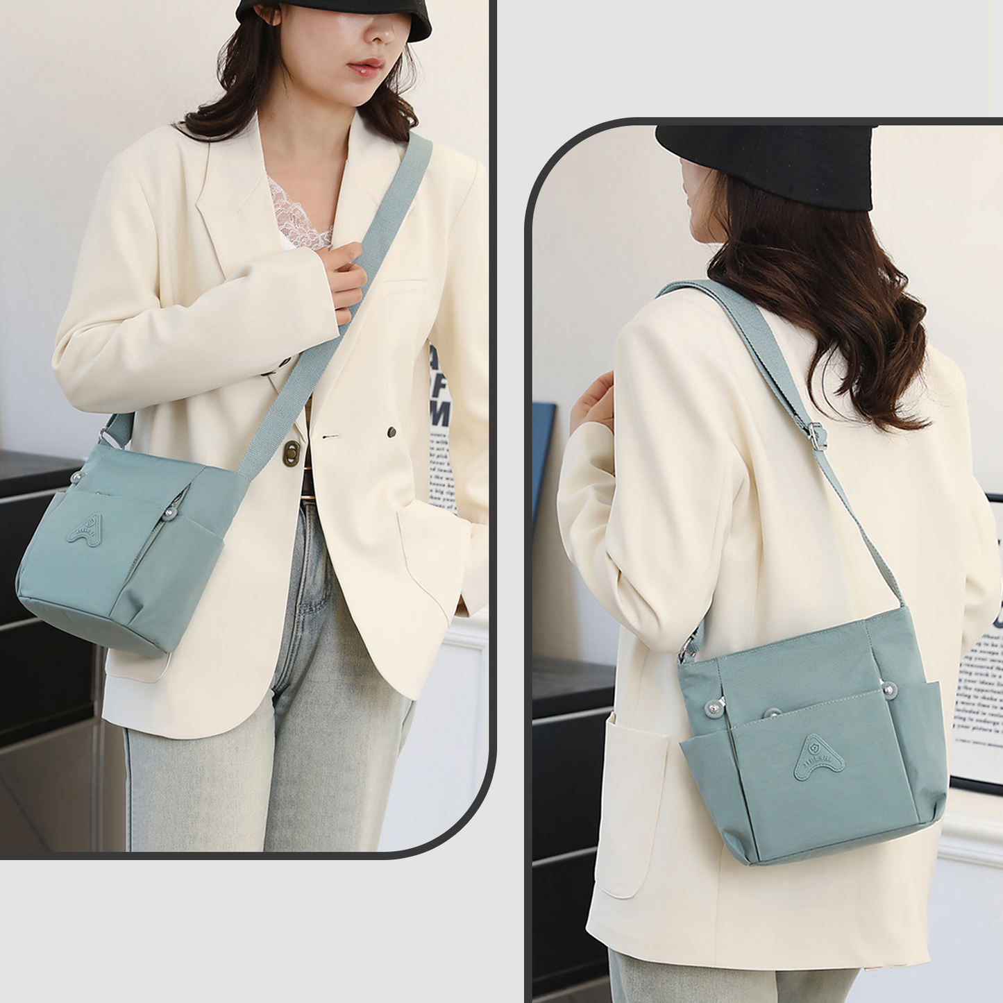 Xpurse Ultra-Light Multi-Pocket Casual Shoulder Bag