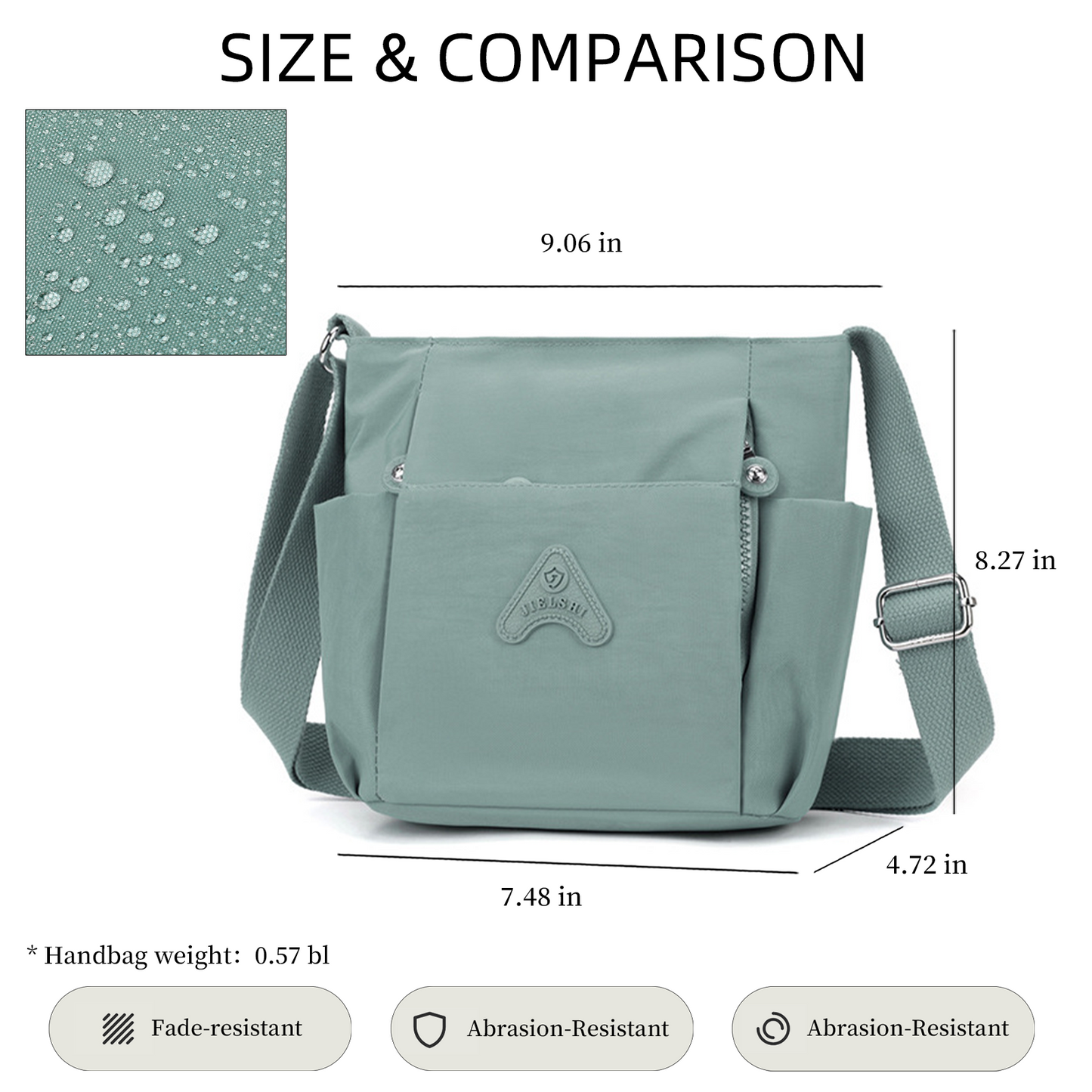 Xpurse Ultra-Light Multi-Pocket Casual Shoulder Bag