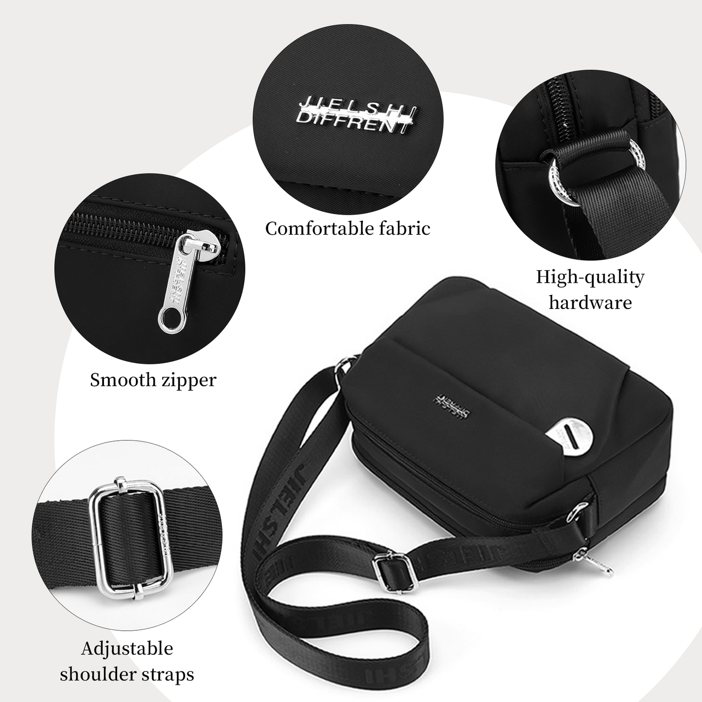 Xpurse Casual Ultra-Light and Simple Crossbody Bag