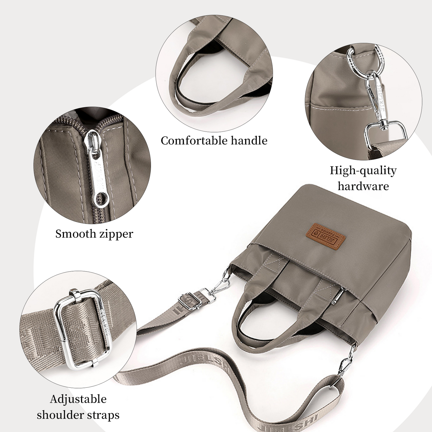 Xpurse Multi-Pocket Ultra-Light Crossbody Bag