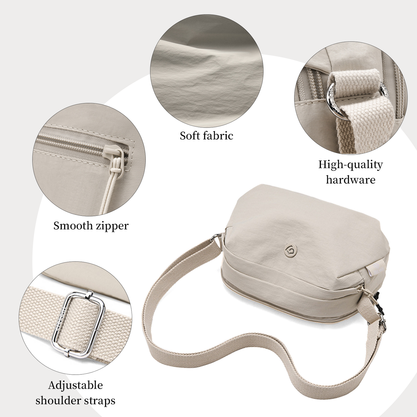 Xpurse Simple Ultra-Light Casual Shoulder Bag
