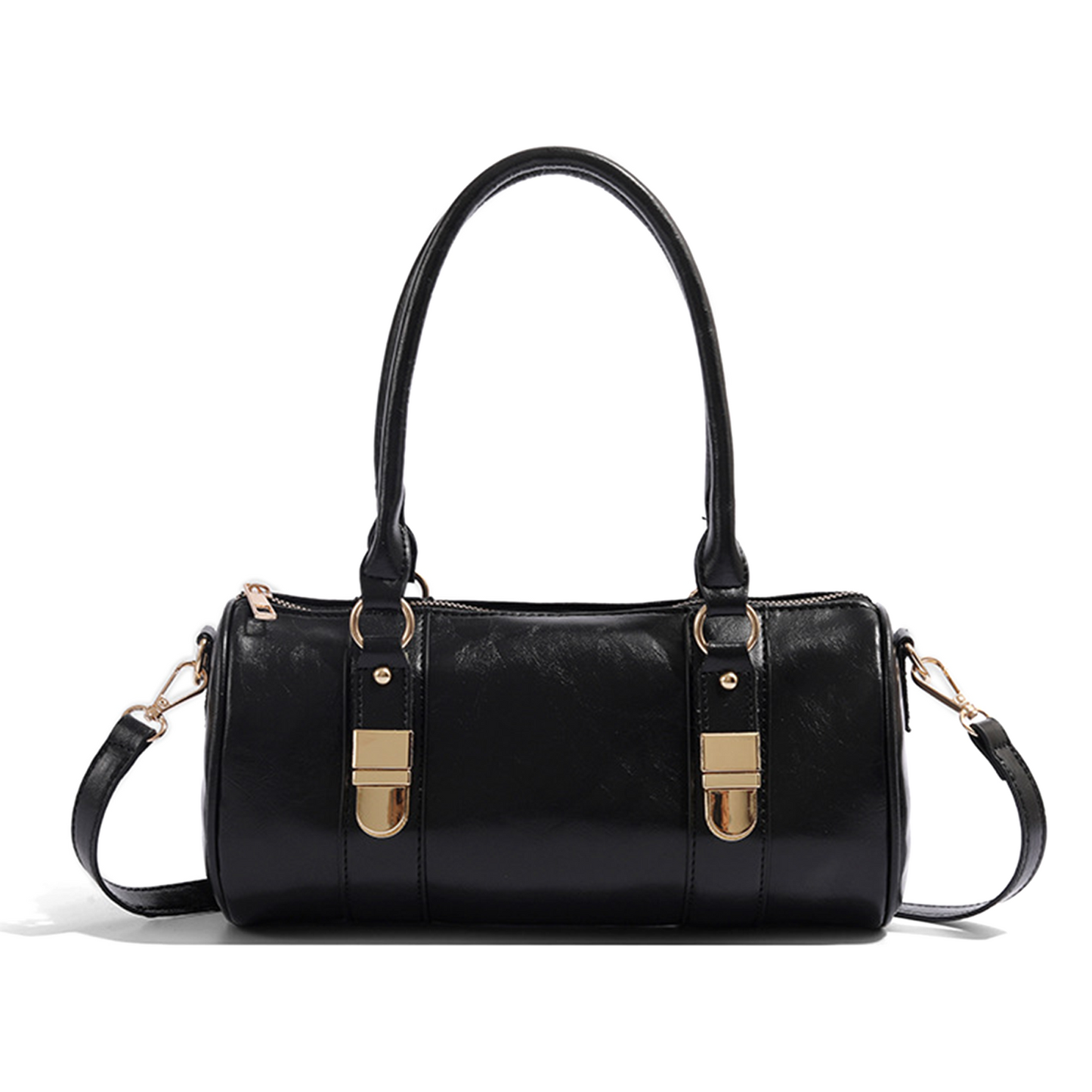 Xpurse Vintage Cylinder Fashion Crossbody Bag