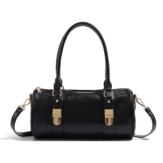 Xpurse Vintage Cylinder Fashion Crossbody Bag