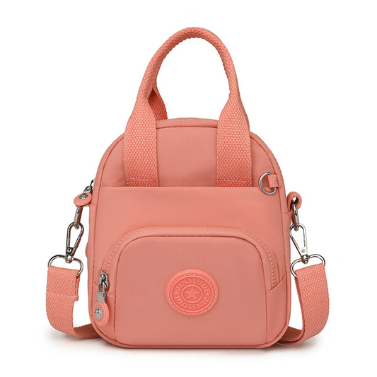 Xpurse Multi-Compartment Nylon Crossbody Casual Shoulder Bag