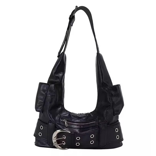 Xpurse Biker Vintage Shoulder Armpit Bag
