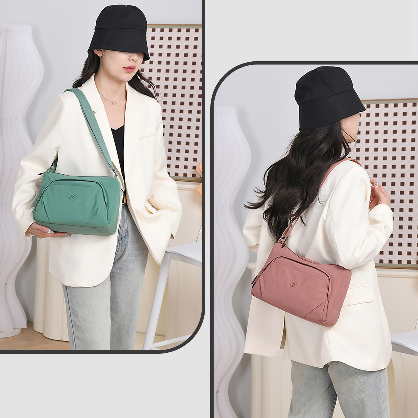 Xpurse Simple Sporty Crossbody Shoulder Bag