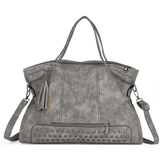 Xpurse Women's Vintage Tote Bag, Large Shopping Shoulder Bag