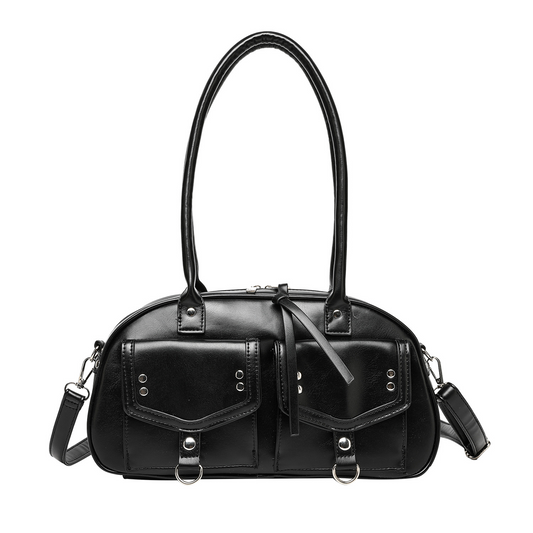 Xpurse Stylish Shoulder Bag, Biker Cool Handbag