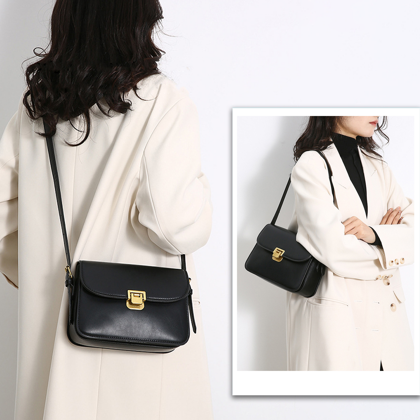 Xpurse Women's Casual Shoulder Bag Is Simple, Shopping PU Crossbody Bag