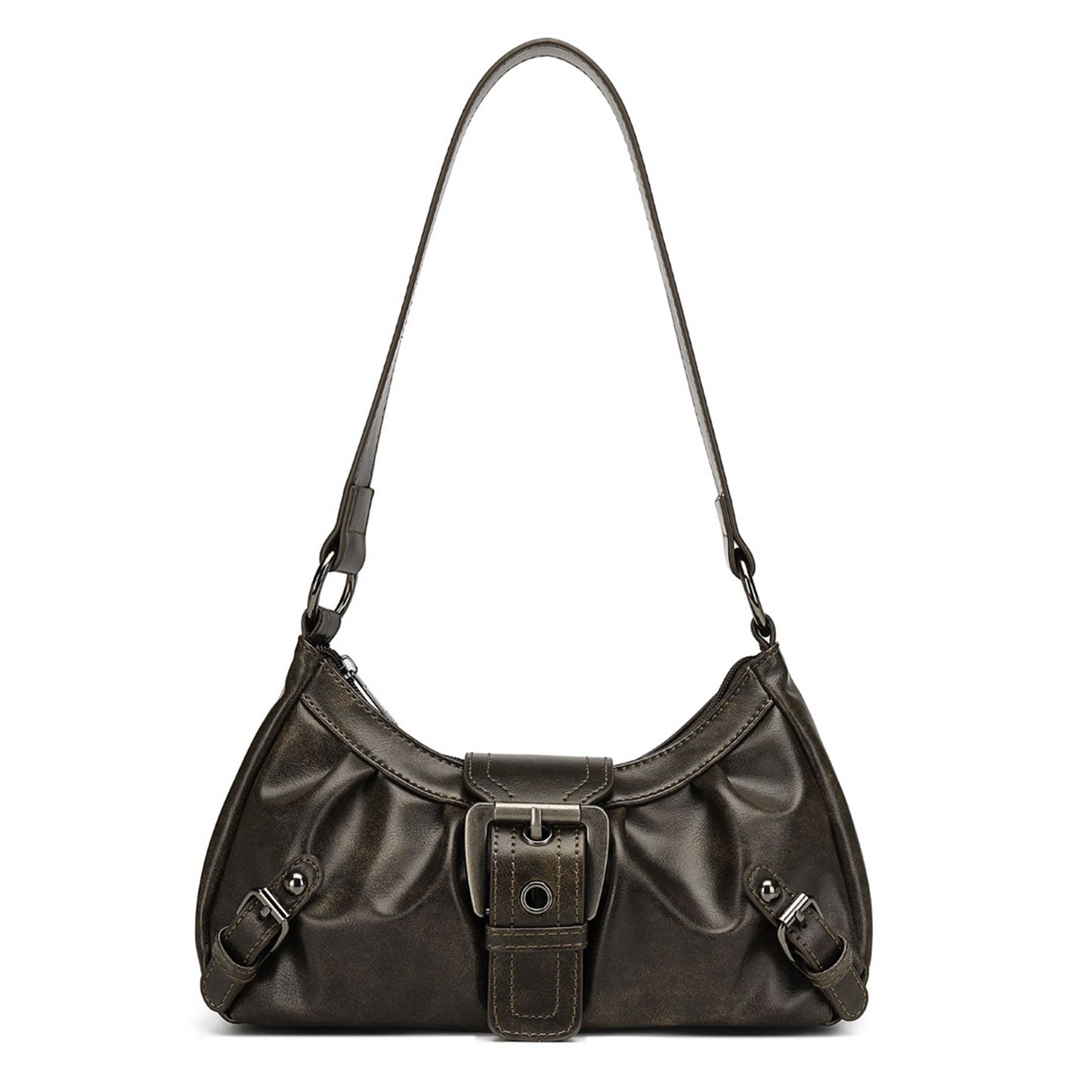 Xpurse Vintage Shoulder Bag Riding Style Underarm Bag