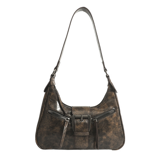 Xpurse Crescent-Shaped Vintage Armpit Bag