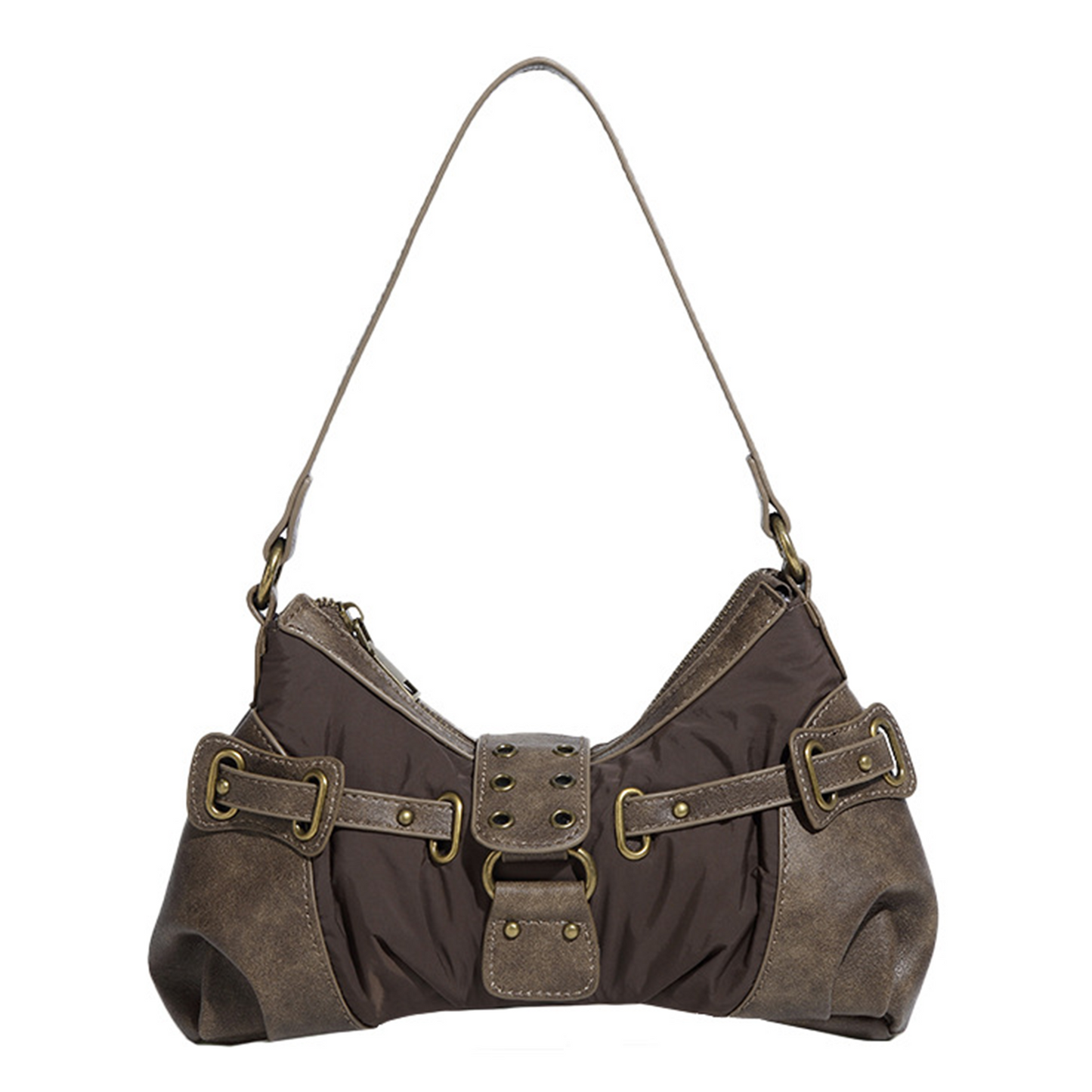 Xpurse Wasteland-Style Vintage Armpit Shoulder Bag