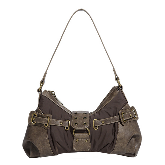 Xpurse Wasteland-Style Vintage Armpit Shoulder Bag