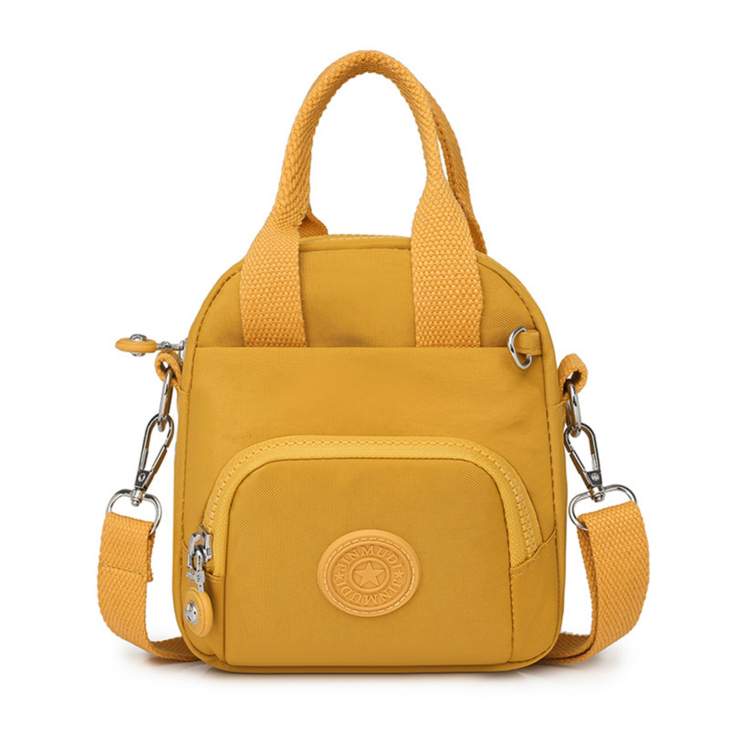 Xpurse Multi-Compartment Nylon Crossbody Casual Shoulder Bag