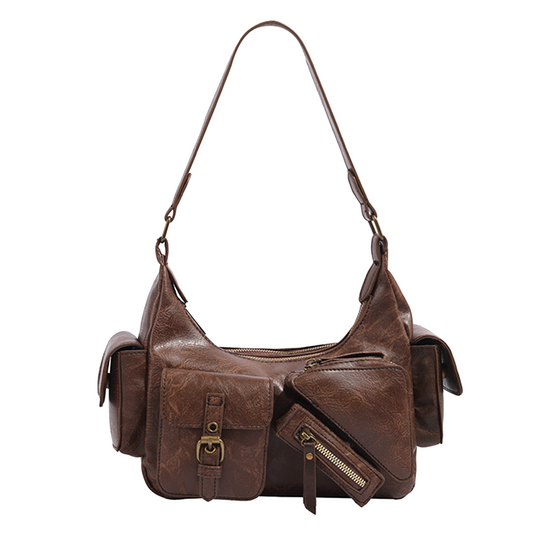 Xpurse Vintage Fashion Multi-Layered Handbag Cycling Bag