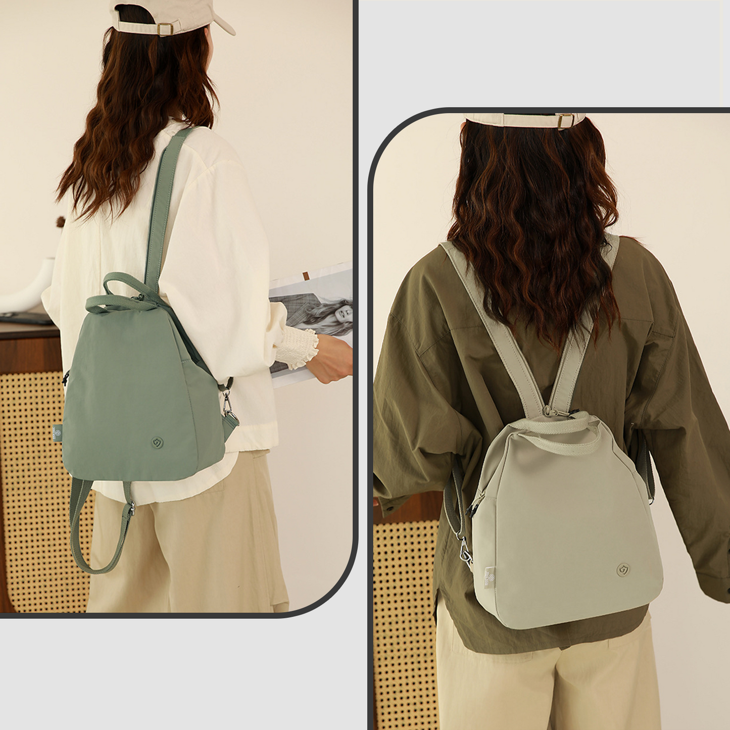Xpurse Adjustable Stylish Nylon Backpack