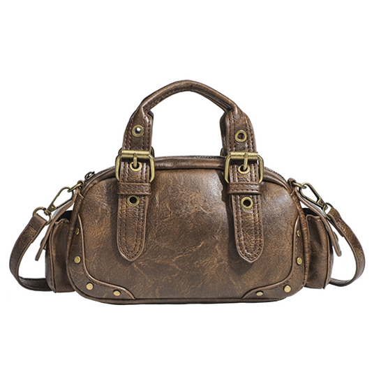 Xpurse Bowling Casual Handbag, Vintage Biker Bag