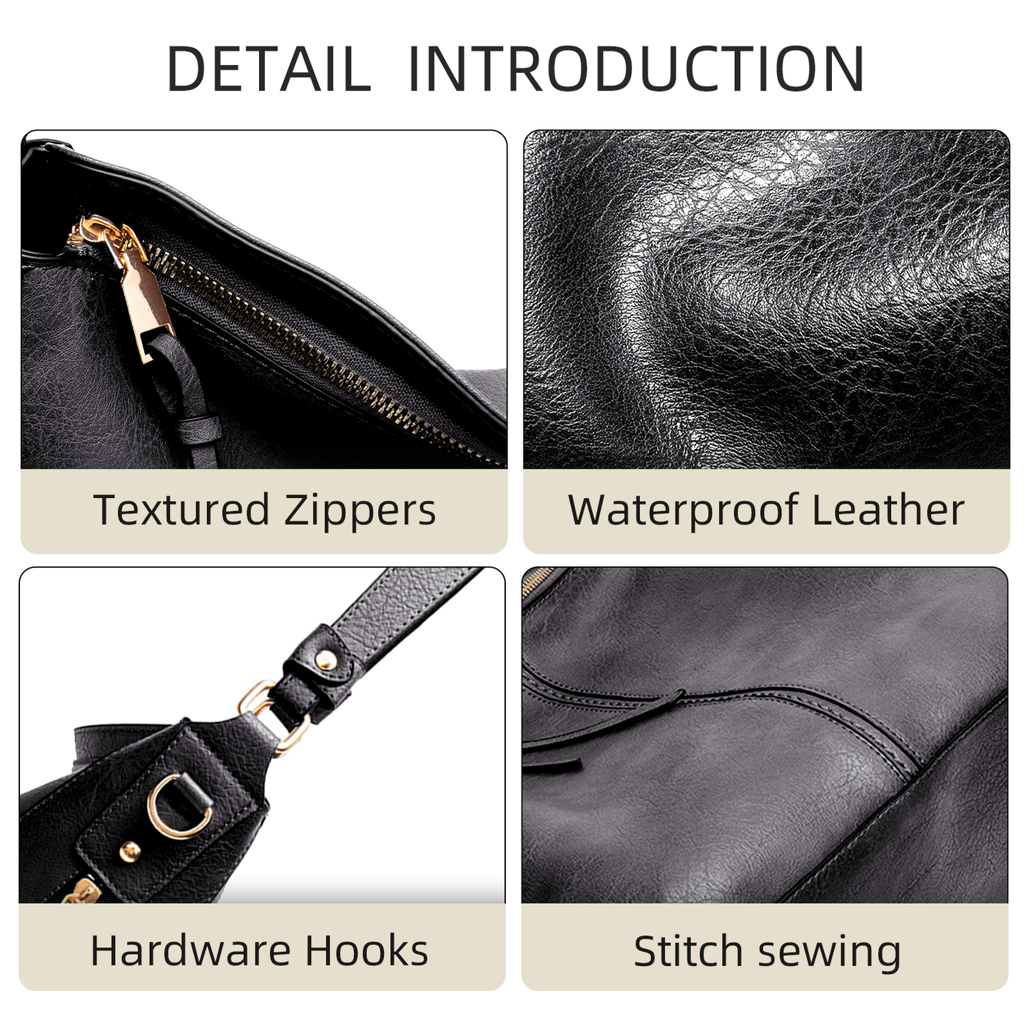 Xpurse Women's Shoulder Bag Fashion Large Capacity Simple PU Tote Bag, Shopping Casual Tote Bag, Crossbody Adjustable Large Bag