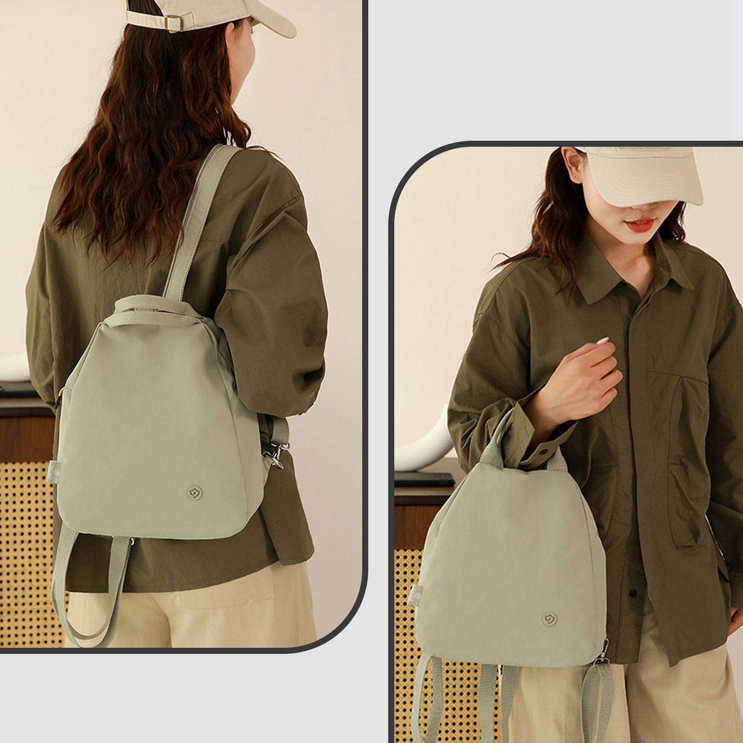 Xpurse Adjustable Stylish Nylon Backpack