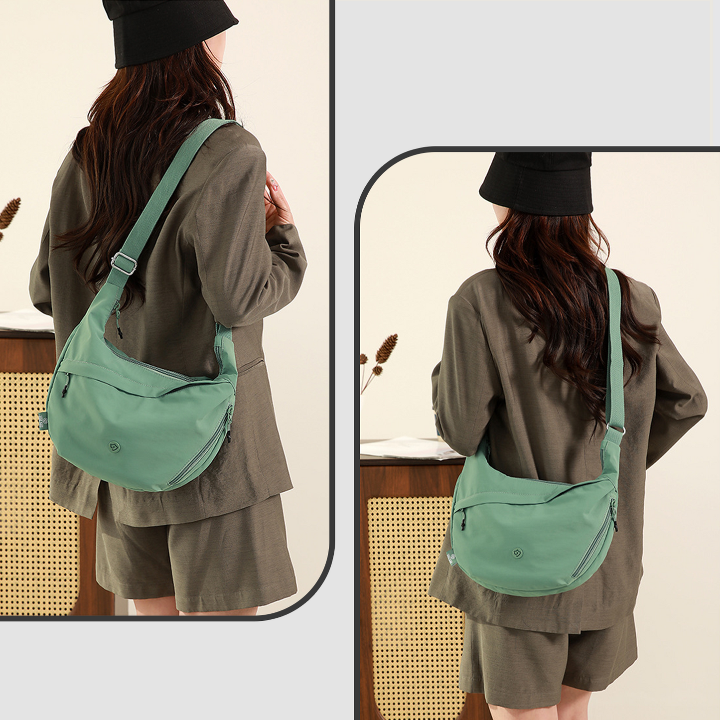 Xpurse Casual Large-Capacity Crossbody Bag