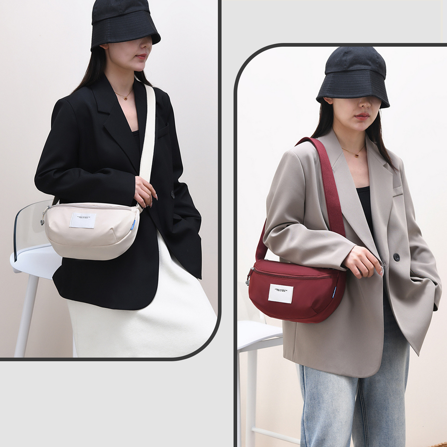 Xpurse Nylon Simple Casual Crossbody Bag