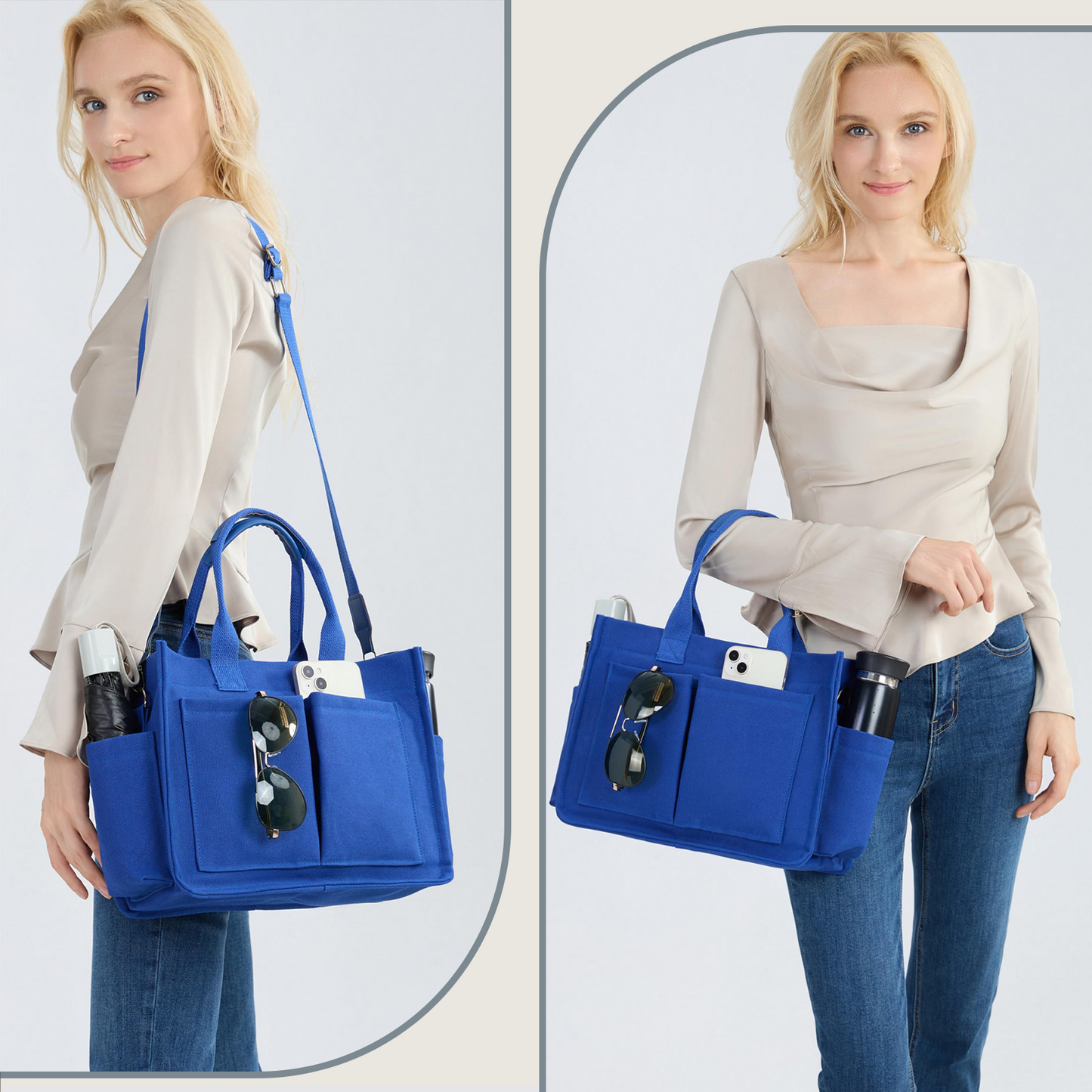 Xpurse Women's Everyday Multifunctional Canvas Bag