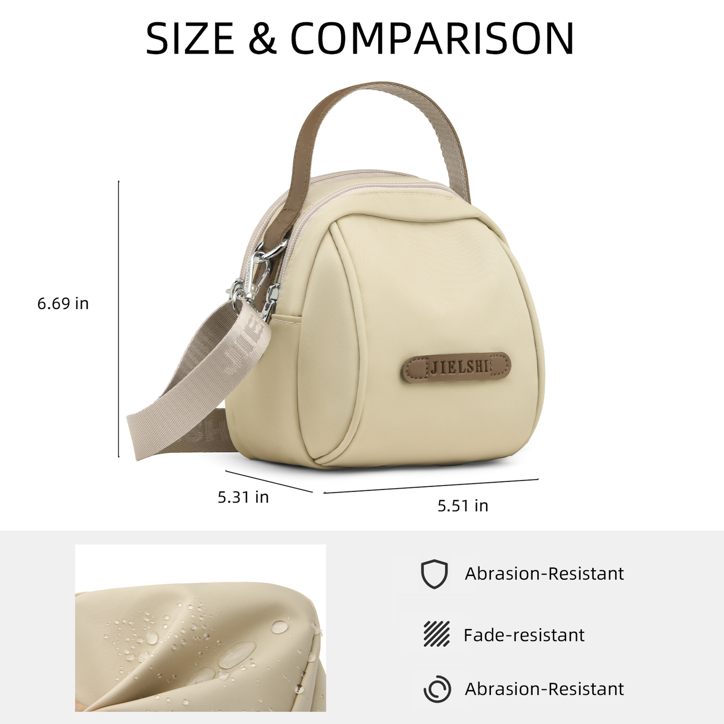 Xpurse Women's High-Capacity Commuter Crossbody Bag