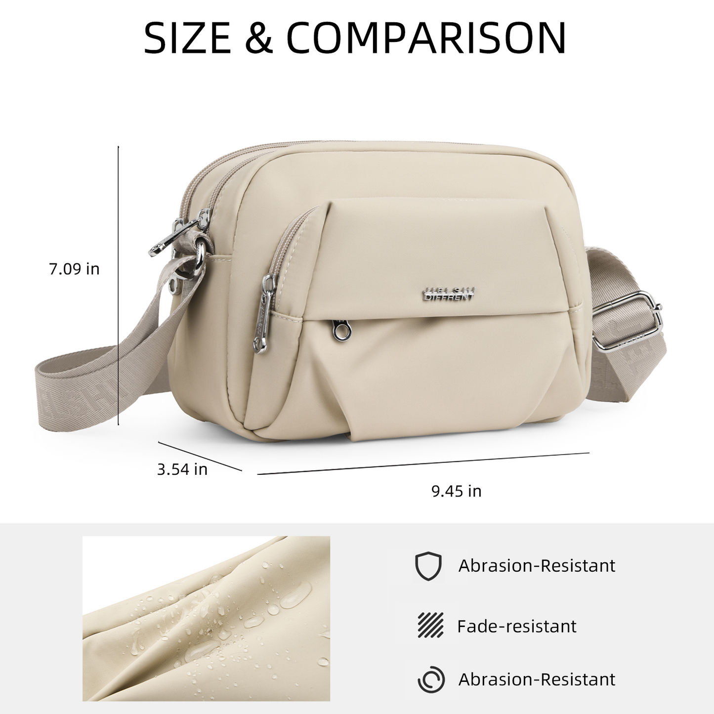 Xpurse Casual High-Capacity Commuter Crossbody Bag