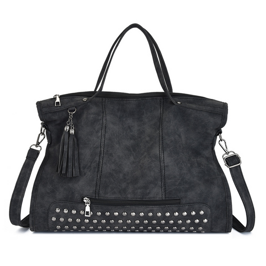 Xpurse Women's Vintage Tote Bag, Large Shopping Shoulder Bag