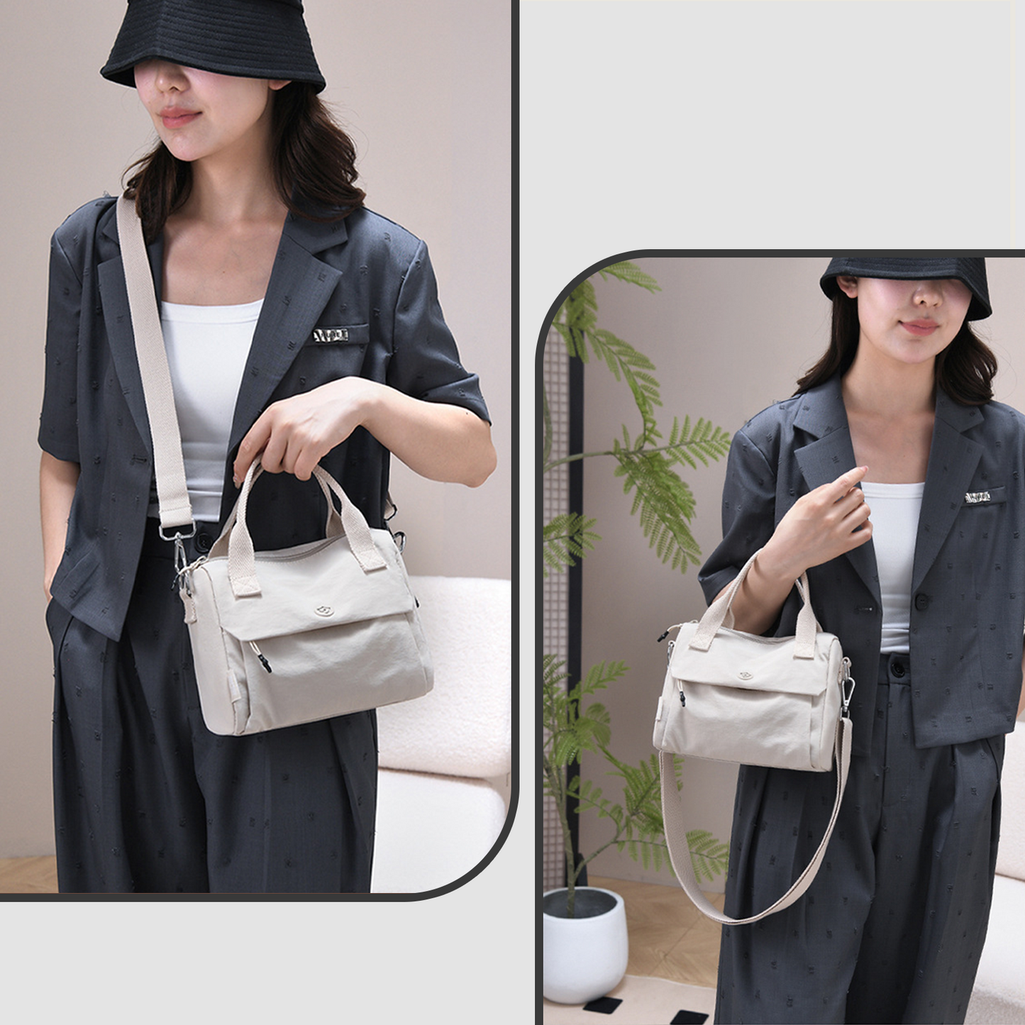 Xpurse Women's Elegant Casual Crossbody Bag