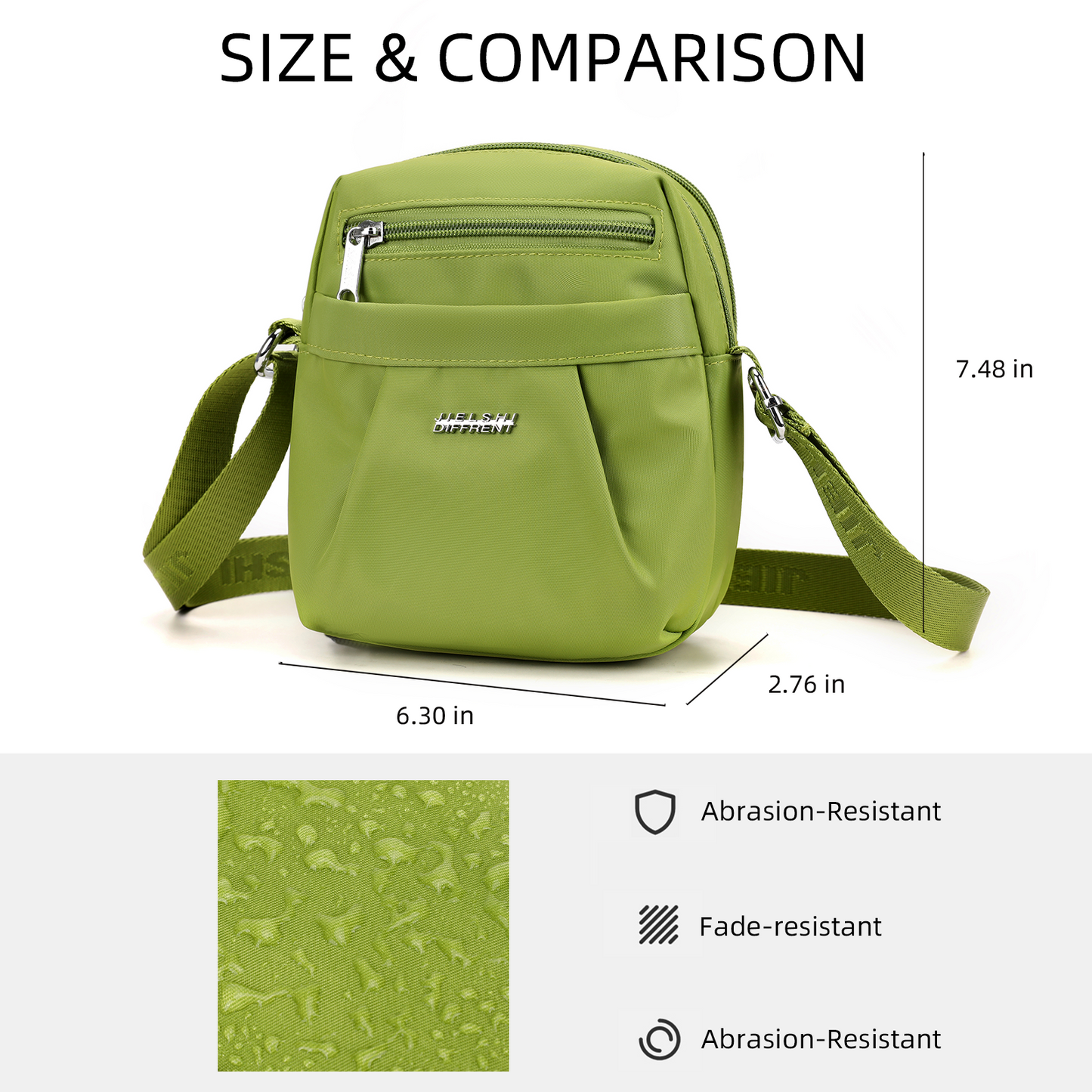 Xpurse Women's Simple Casual Cross-Body Shopping Bag