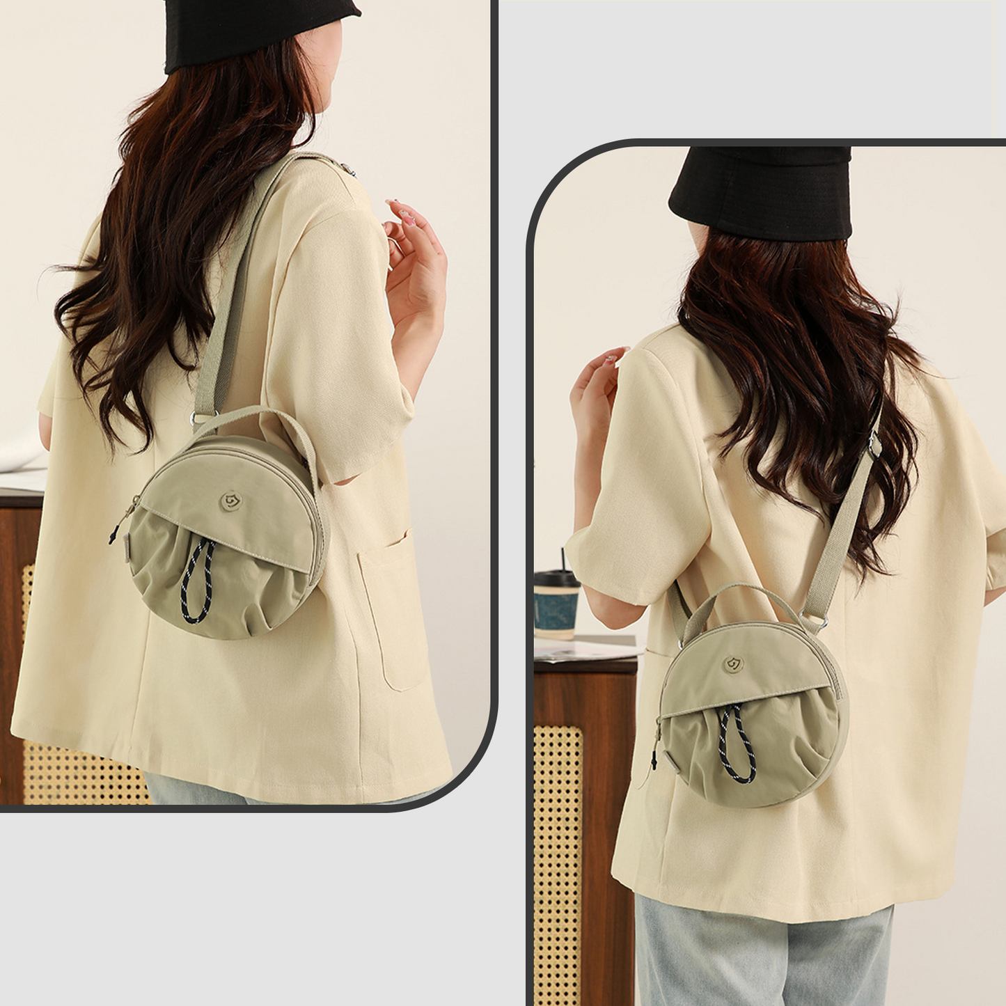 Xpurse Round Stylish Casual Shoulder Bag