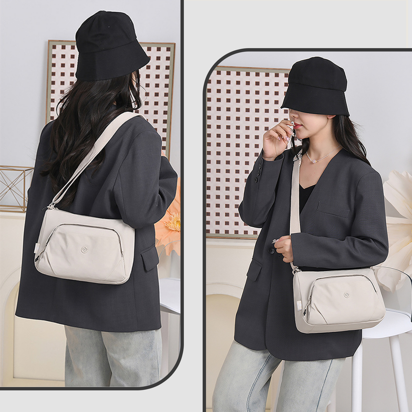 Xpurse Simple Sporty Crossbody Shoulder Bag